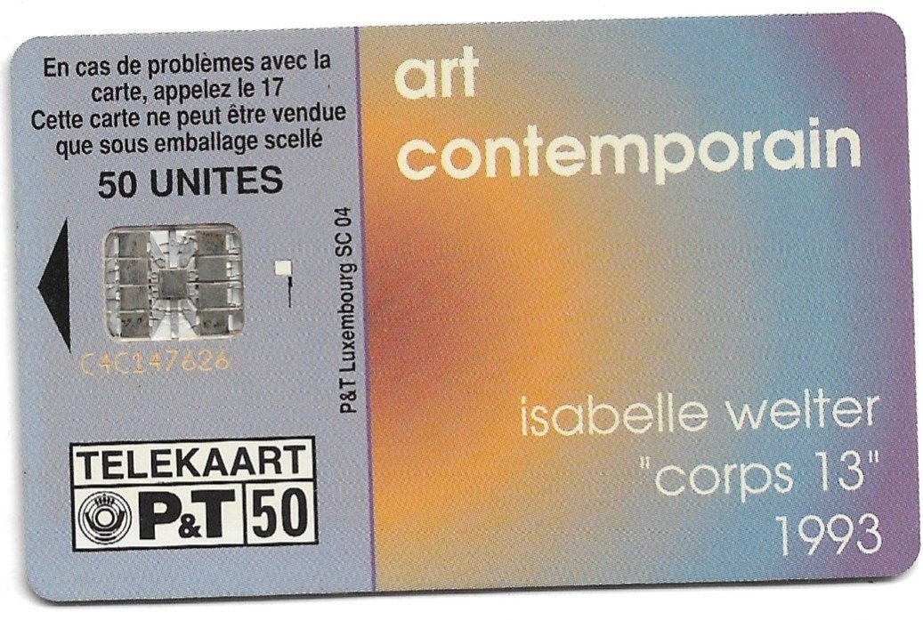 TARJETA TELEFONICA LUXEMBURGO 50 UNIDADES ARTE