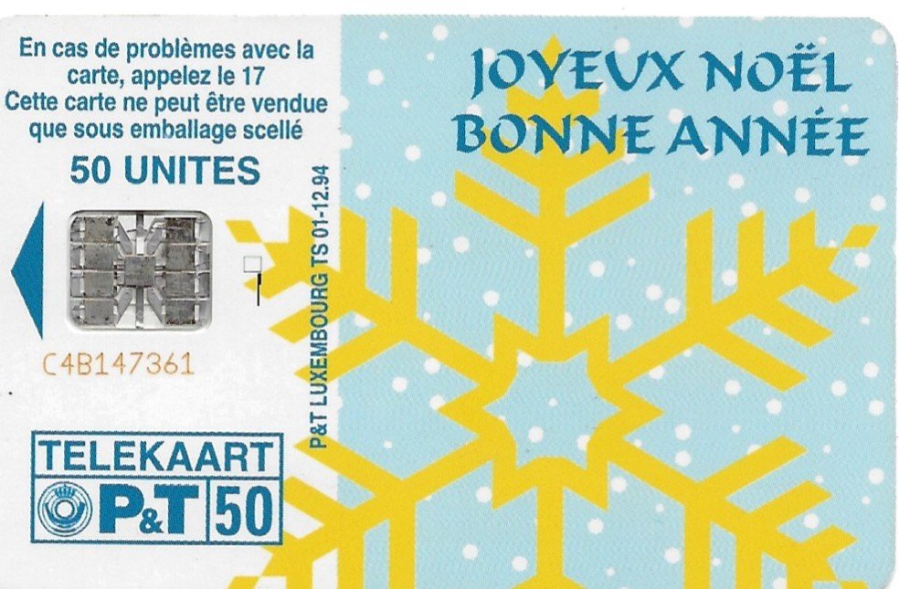 TARJETA TELEFONICA LUXEMBURGO 50 UNIDADES ARTE