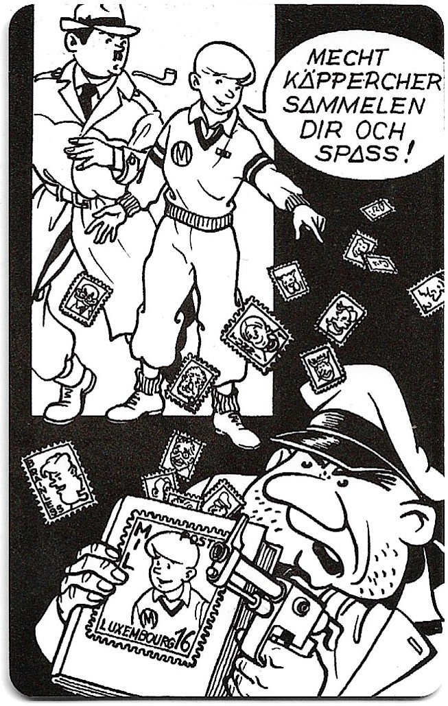 TARJETA TELEFONICA LUXEMBURGO 25 UNIDADES CARICATURA 1998