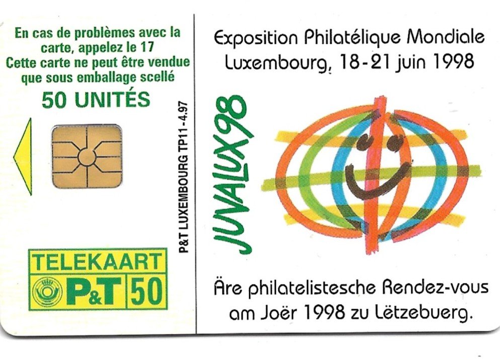 TARJETA TELEFONICA LUXEMBURGO 50 UNIDADES ARTE 1997