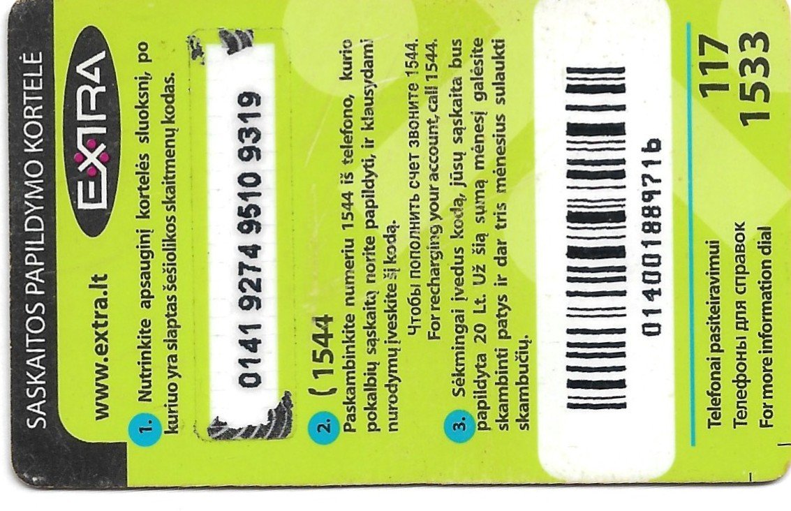 TARJETA TELEFONICA LIECHTENSTEIN 20 UNIDADES PUBLICIDAD