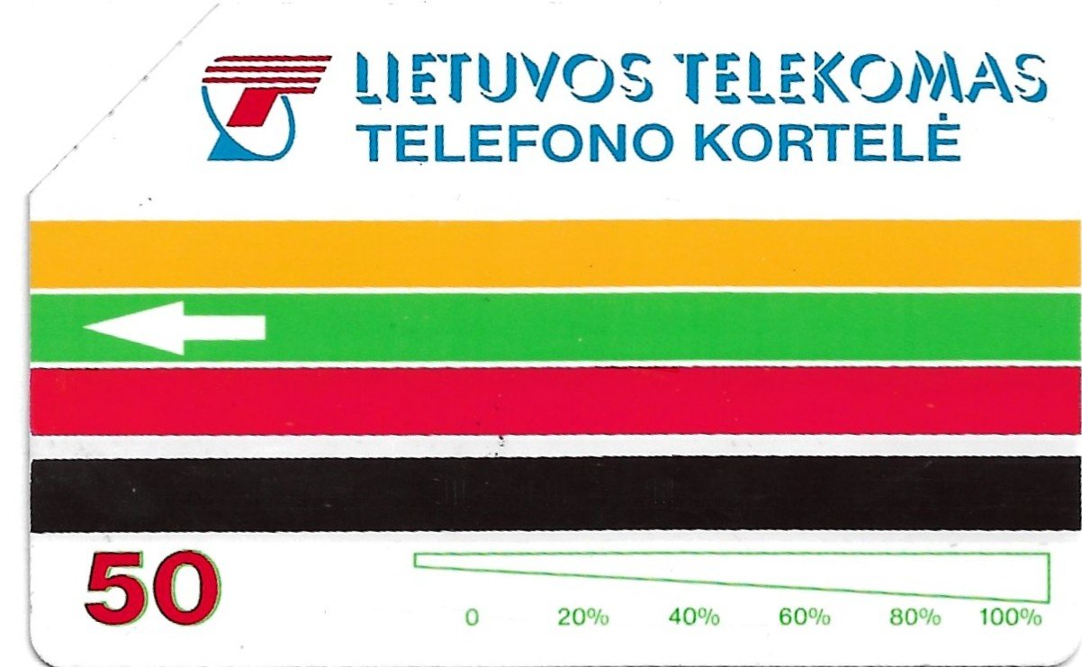 TARJETA TELEFONICA LIECHTENSTEIN 50 UNIDADES GELTONIEJI PUSLAPIAI