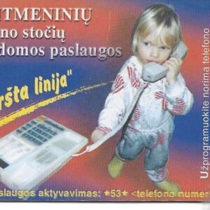TARJETA TELEFONICA LITUANIA 50 UNIDADES SKAITMENIU