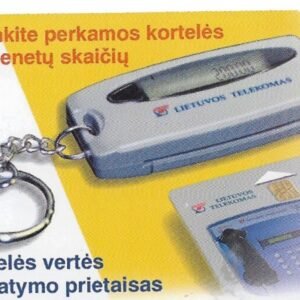TARJETA TELEFONICA LITUANIA 50 UNIDADES PUBLICIDAD