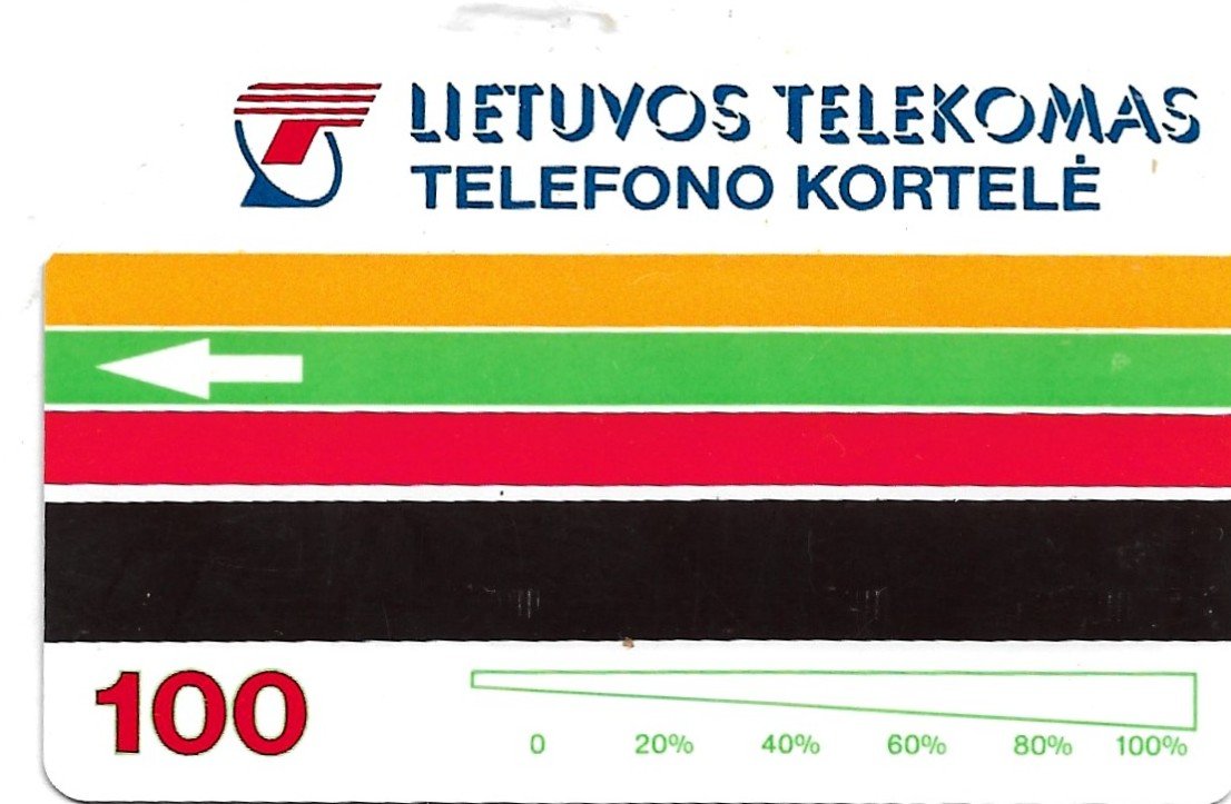 TARJETA TELEFONICA LITUANIA 100 UNIDADES VILNIUS SV.ONOS BAZNYCIA - Imagen 2