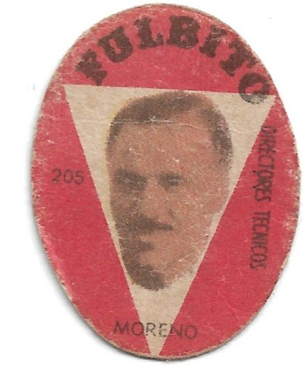 FIGURITA ARGENTINA FULBITO MORENO N°205
