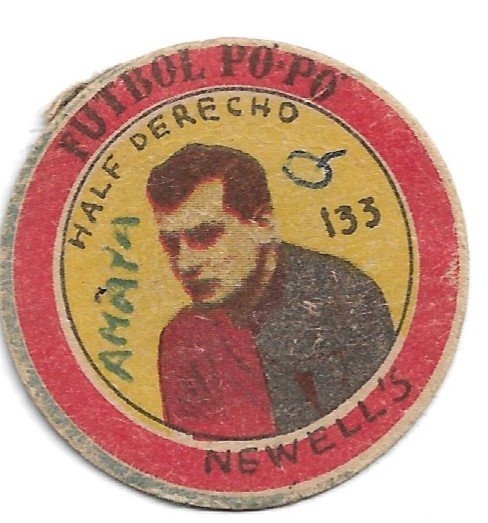 FIGURITA ARGENTINA FUTBOL PO-PO AMAYA NEWELL´S N°133