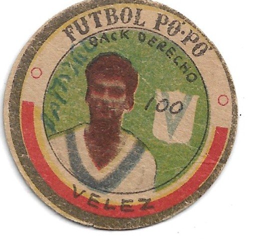 FIGURITA ARGENTINA FUTBOL PO-PO VELEZ N°100