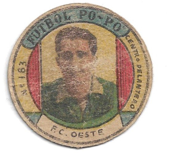 FIGURITA ARGENTINA FUTBOL PO-PO F.C OESTE. R N°183