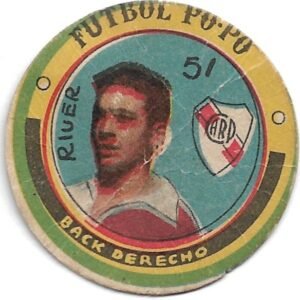FIGURITA ARGENTINA FUTBOL PO-PO RIVER N°51