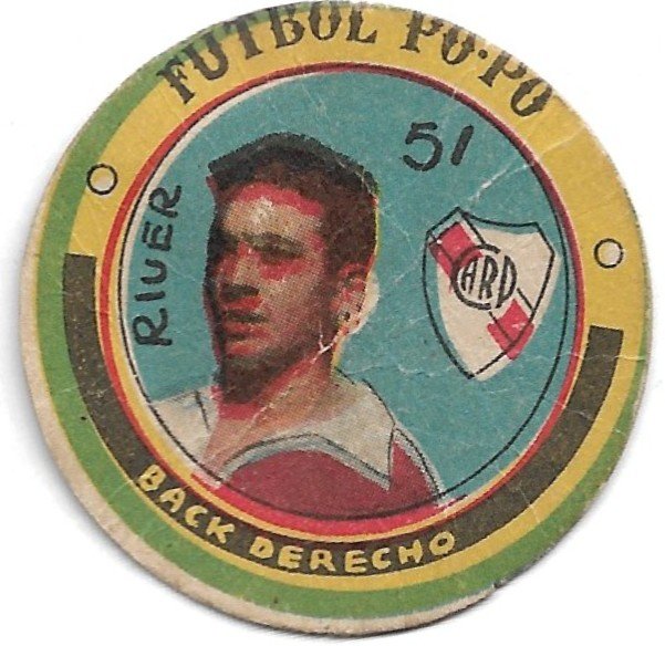 FIGURITA ARGENTINA FUTBOL PO-PO RIVER N°51