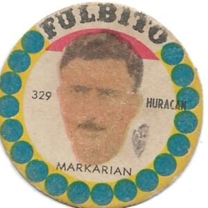 FIGURITA ARGENTINA FULBITO HURACAN MARKARIAN N°329