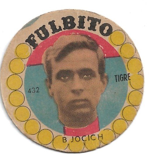 FIGURITA ARGENTINA FULBITO TIGRE B.JOCICH N°432