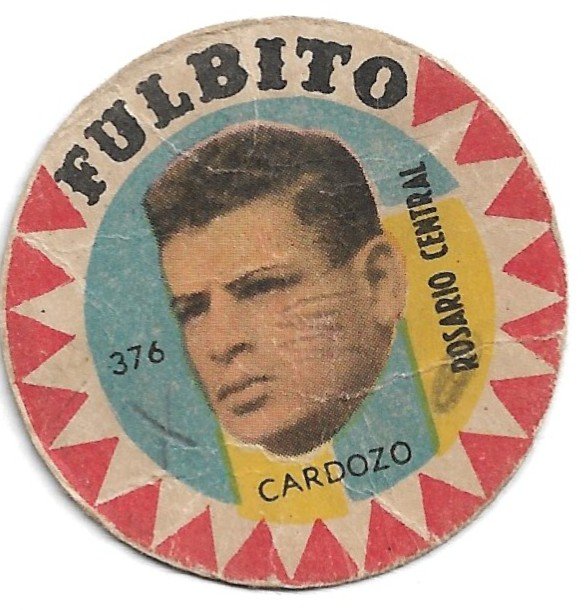FIGURITA ARGENTINA FULBITO ROSARIO CENTRAL CARDOZO N°376