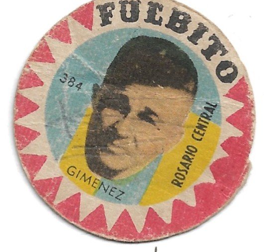 FIGURITA ARGENTINA FULBITO ROSARIO CENTRAL GIMENEZN°384