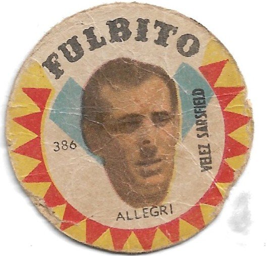 FIGURITA ARGENTINA FULBITO VELEZ SARSFIELD ALLEGRI N°386