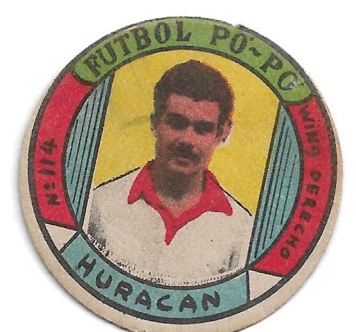FIGURITA ARGENTINA FUTBOL PO-PO HURACAN N°114