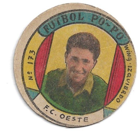 FIGURITA ARGENTINA FUTBOL PO-PO F.C.OESTE N°173