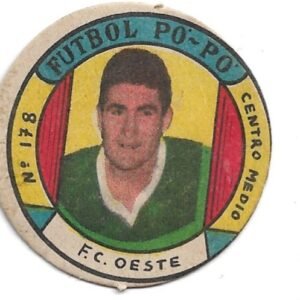 FIGURITA ARGENTINA FUTBOL PO-PO F.C.OESTE N°178