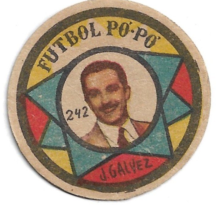 FIGURITA ARGENTINA FUTBOL PO-PO J.GALVEZ N°242