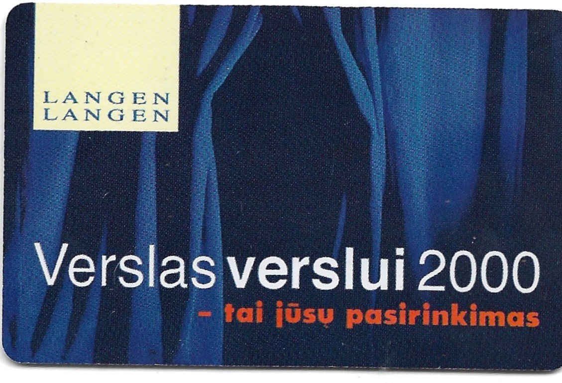 TARJETA TELEFONICA LITUANIA 50 UNIDADES LANGEN LANGEN