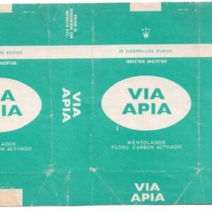 MARQUILLA VIA APIA 20 CIGARRILLOS INDUSTRIA ARGENTINA SOFT