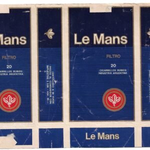 MARQUILLA DE CIGARRILLOS LE MANS 20 INDUSTRIA ARGENTINA SOFT