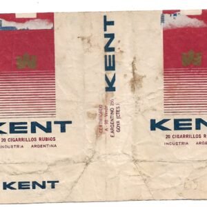 MARQUILLA KENT 20 CIGARRILLOS INDUSTRIA ARGENTINA SOFT