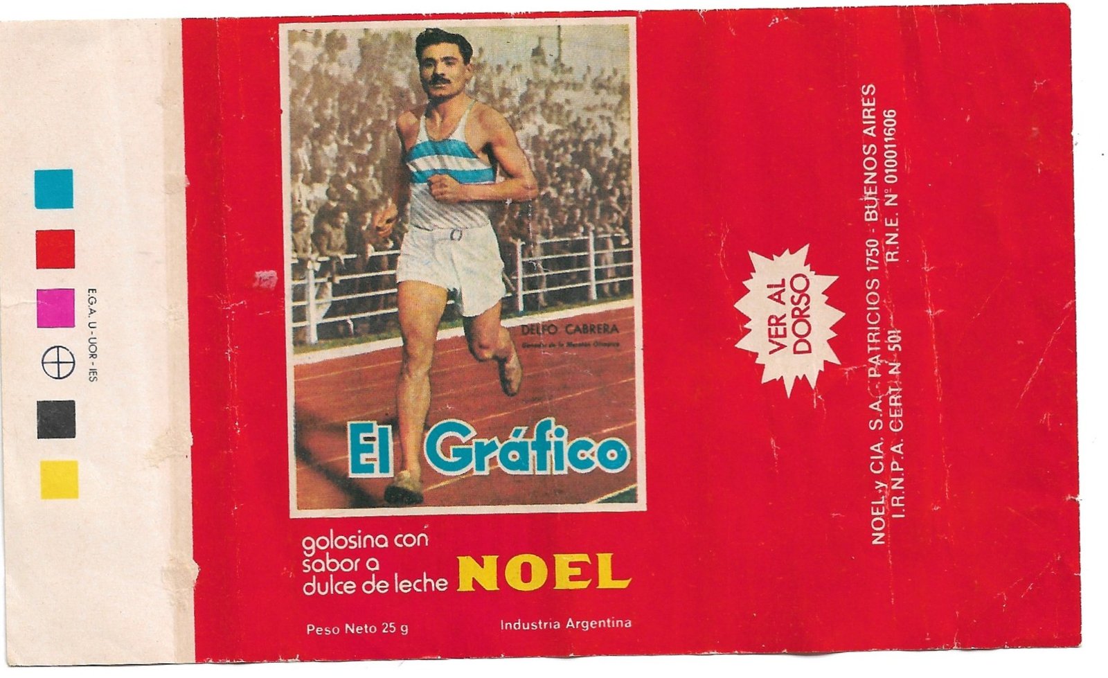 ENVOLTORIO DE FIGURITA ARGENTINA EL GRÁFICO DELFO CABRERA