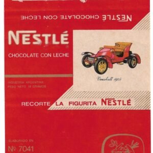 ENVOLTORIO DE FIGURITA ARGENTINA NETLÉ VAUXHALL 1905