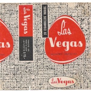 MARQUILLA DE CIGARRILLOS LAS VEGAS 20 INDUSTRIA ARGENTINA SOFT
