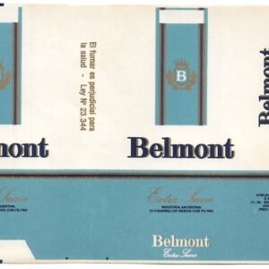 MARQUILLA DE CIGARRILLOS BELMONT 20 INDUSTRIA ARGENTINA SOFT