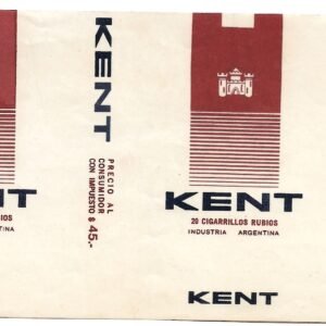 MARQUILLA DE CIGARRILLOS KENT INDUSTRIA ARGENTINA SOFT