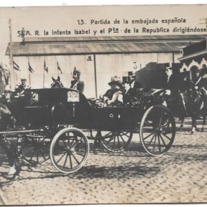 POSTAL 13. PARTIDA DE LA EMBAJADA ESPAÑOLA
