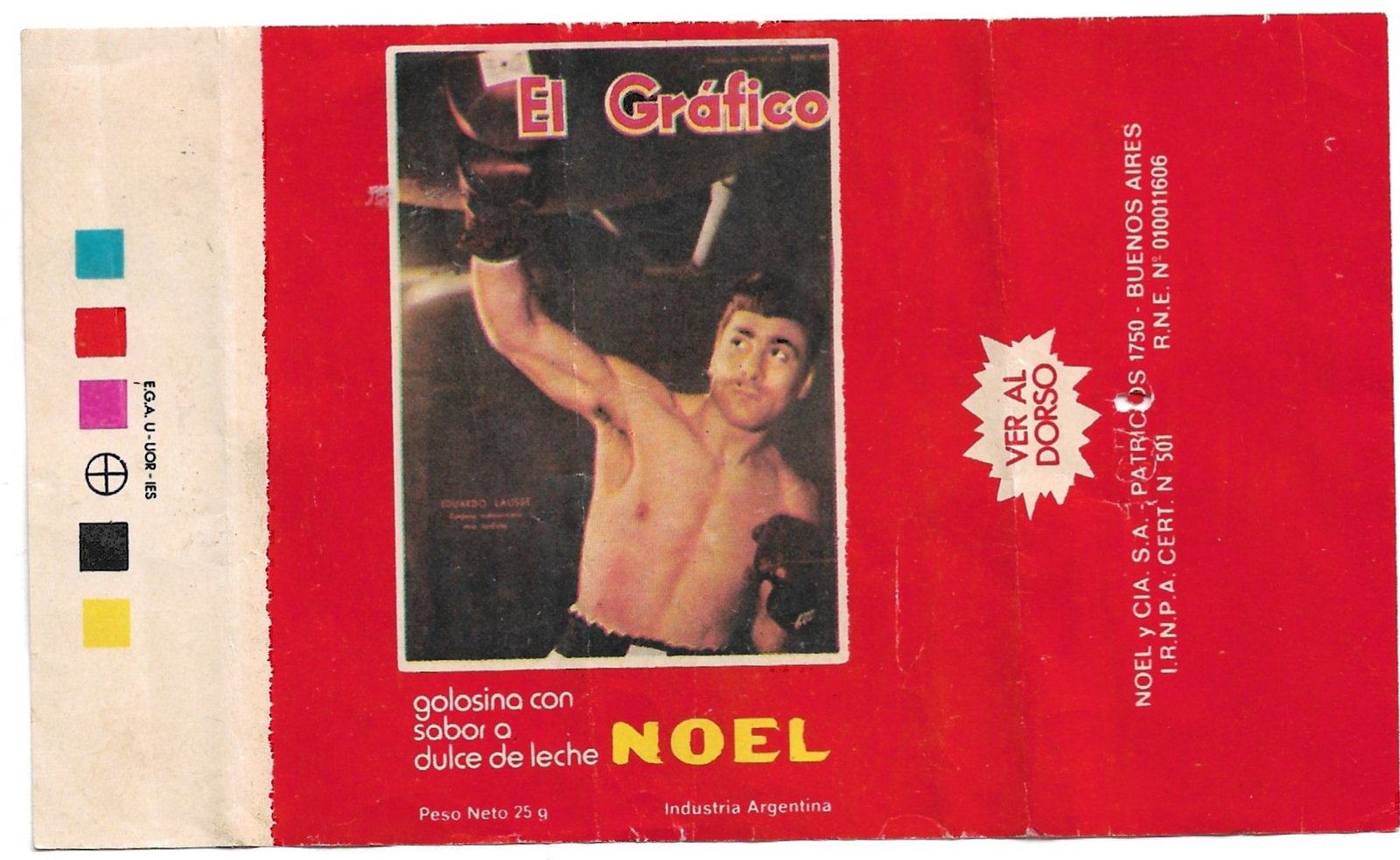 ENVOLTORIO DE FIGURITA ARGENTINA EL GRÁFICO EDUARDO JOSE LAUSSE