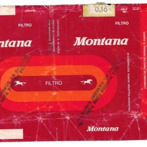 MARQUILLA DE CIGARRILLOS MONTANA 20 INDUSTRIA ARGENTINA SOFT