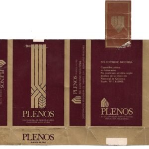 MARQUILLA DE CIGARRILLOS MONTANA 20 INDUSTRIA ARGENTINA SOFT