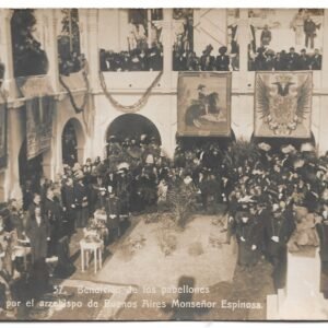 POSTAL 37. BENDICIÓN DE LOS PABELLONES