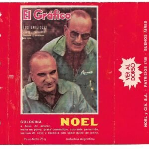 ENVOLTORIO DE FIGURITA ARGENTINA EL GRÁFICO DANTE Y TORCUATO EMILIOZZI