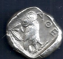 GRECIA ATHENAS TETRADRACAMA LECHUZA PLATA