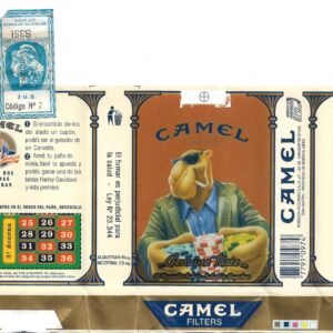 MARQUILLA CAMEL 20 CIGARRILLOS INDUSTRIA ARGENTINA SOFT
