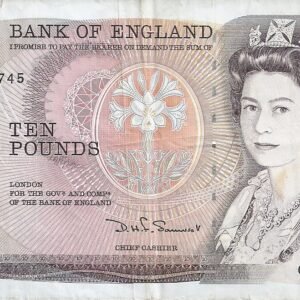 GRAN BRETAÑA 10 LIBRAS 1987-1988 P379