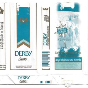 MARQUILLA DERBY 10 CIGARRILLOS INDUSTRIA ARGENTINA SOFT