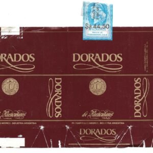 MARQUILLA DORADOS 20 CIGARRILLOS INDUSTRIA ARGENTINA