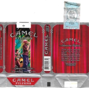 MARQUILLA CAMEL 20 CIGARRILLOS INDUSTRIA ARGENTINA SOFT