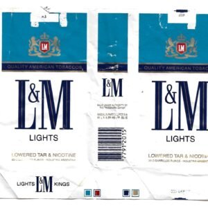 MARQUILLA L&M 20 CIGARRILLOS INDUSTRIA ARGENTINA SOFT