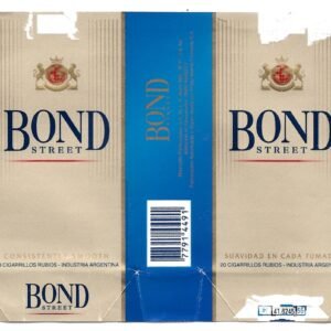 MARQUILLA BOND 20 CIGARRILLOS INDUSTRIA ARGENTINA