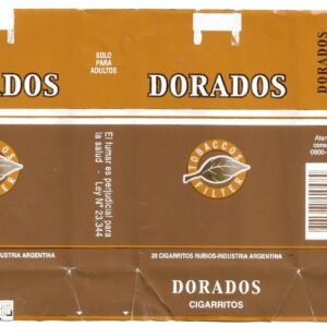 MARQUILLA DORADOS 20 CIGARRILLOS INDUSTRIA ARGENTINA