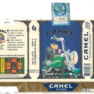 MARQUILLA CAMEL 20 CIGARRILLOS INDUSTRIA ARGENTINA SOFT