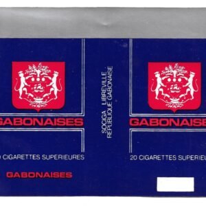 MARQUILLA GABONAISES 20 CIGARRILLOS INDUSTRIA DE GABÓN